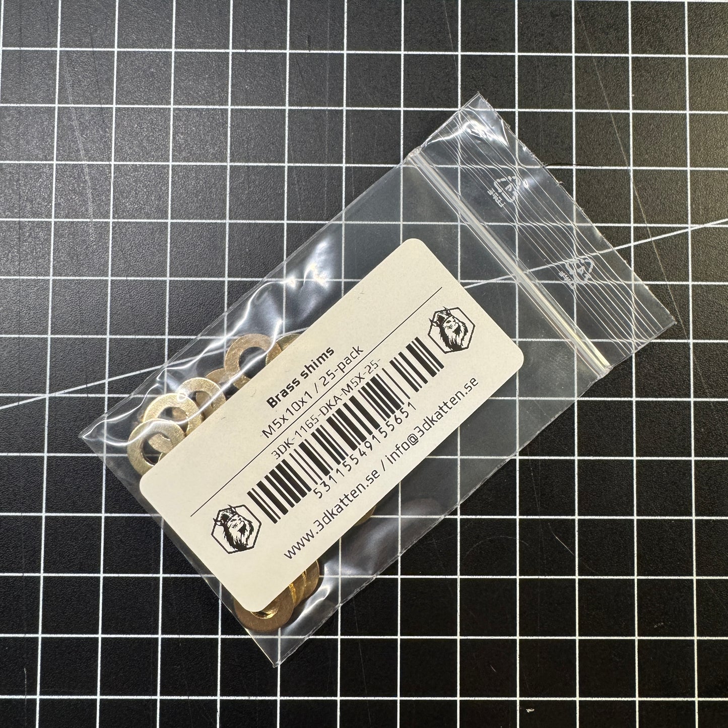 Brass shims